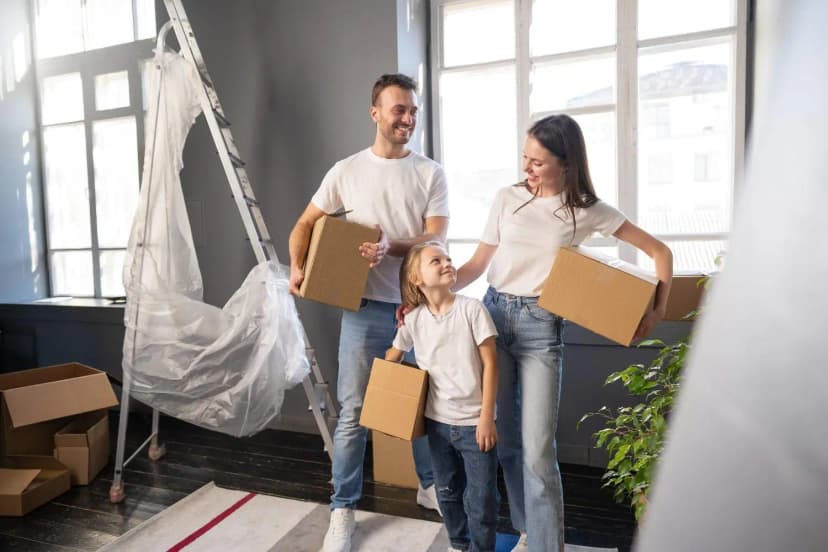 Brisbane to Gold Coast removalists helping a family move house